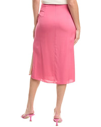 Theory Double Vent Silk Slip Skirt
