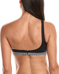 Lemlem Lena One-Shoulder Bikini Top