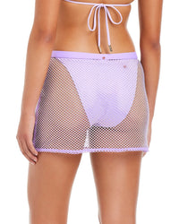 Red Carter One In A Million Mesh Netting Cover-Up Skirt
