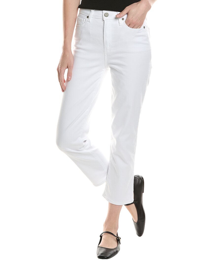 Paige Jacqueline Optic White Crop Jean White
