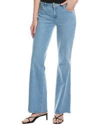 Paige Skyline Divine Distressed Bootcut Jean Blue