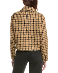 Sandro Tweed Wool-Blend Jacket