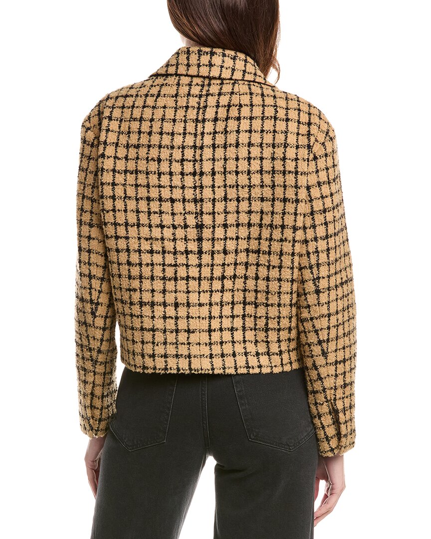 Sandro Tweed Wool-Blend Jacket