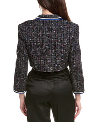 Sandro Tweed Crop Jacket