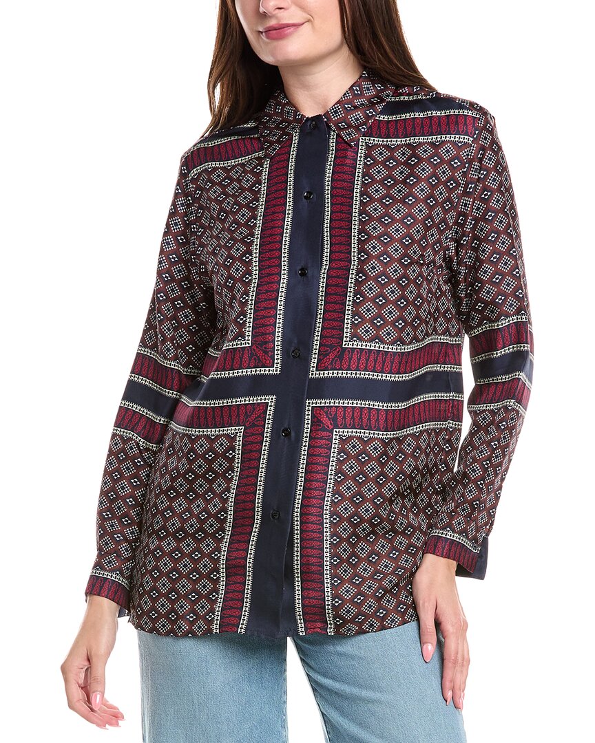 Sandro Sandro Silk Shirt