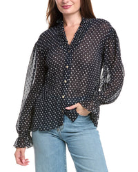 Sandro Pleated Shirt