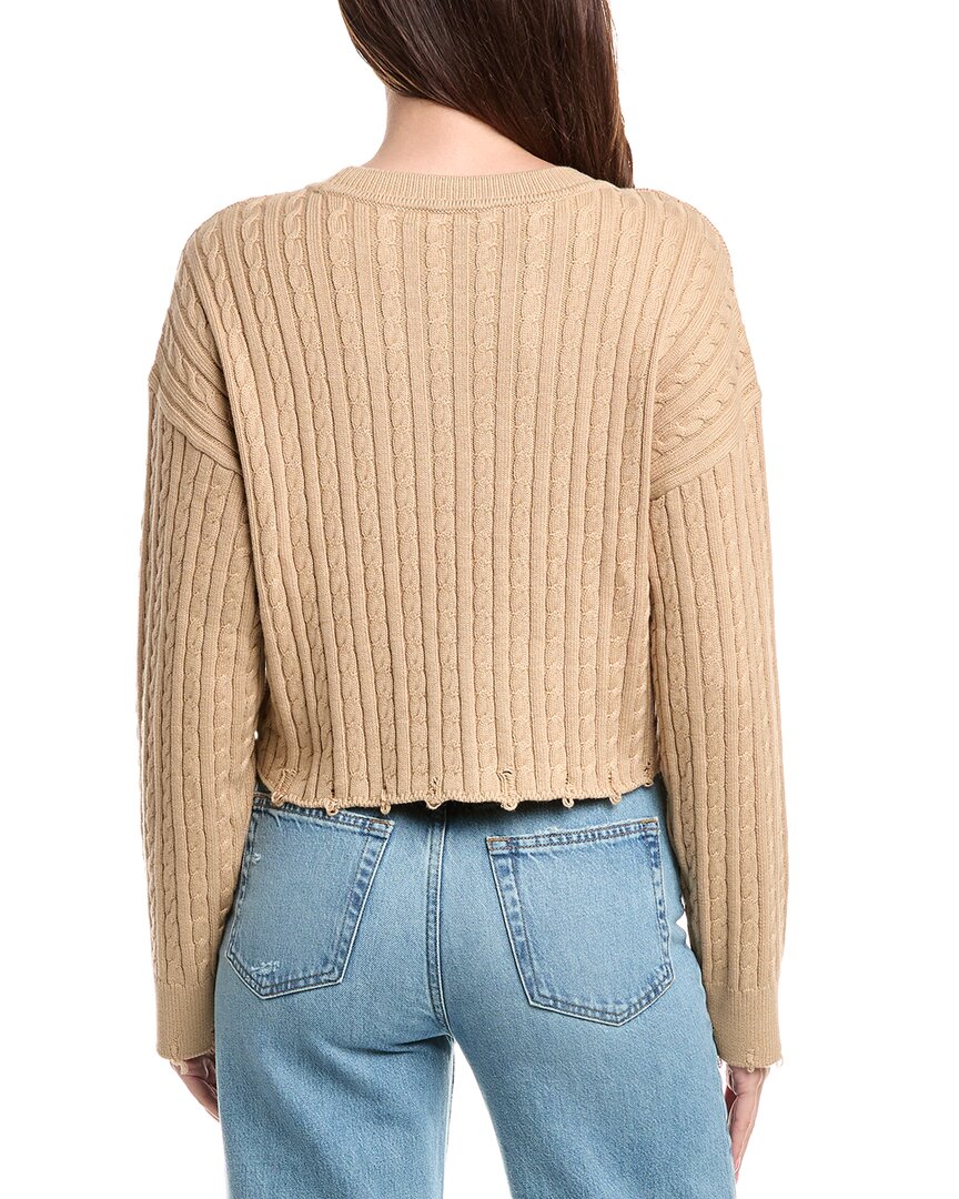 Sandro Cropped Wool-Blend Sweater