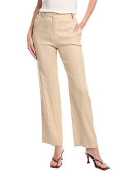 Maje Linen-Blend Pant