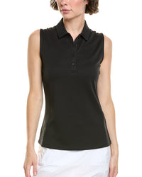Callaway Twill Knit Polo Shirt Black