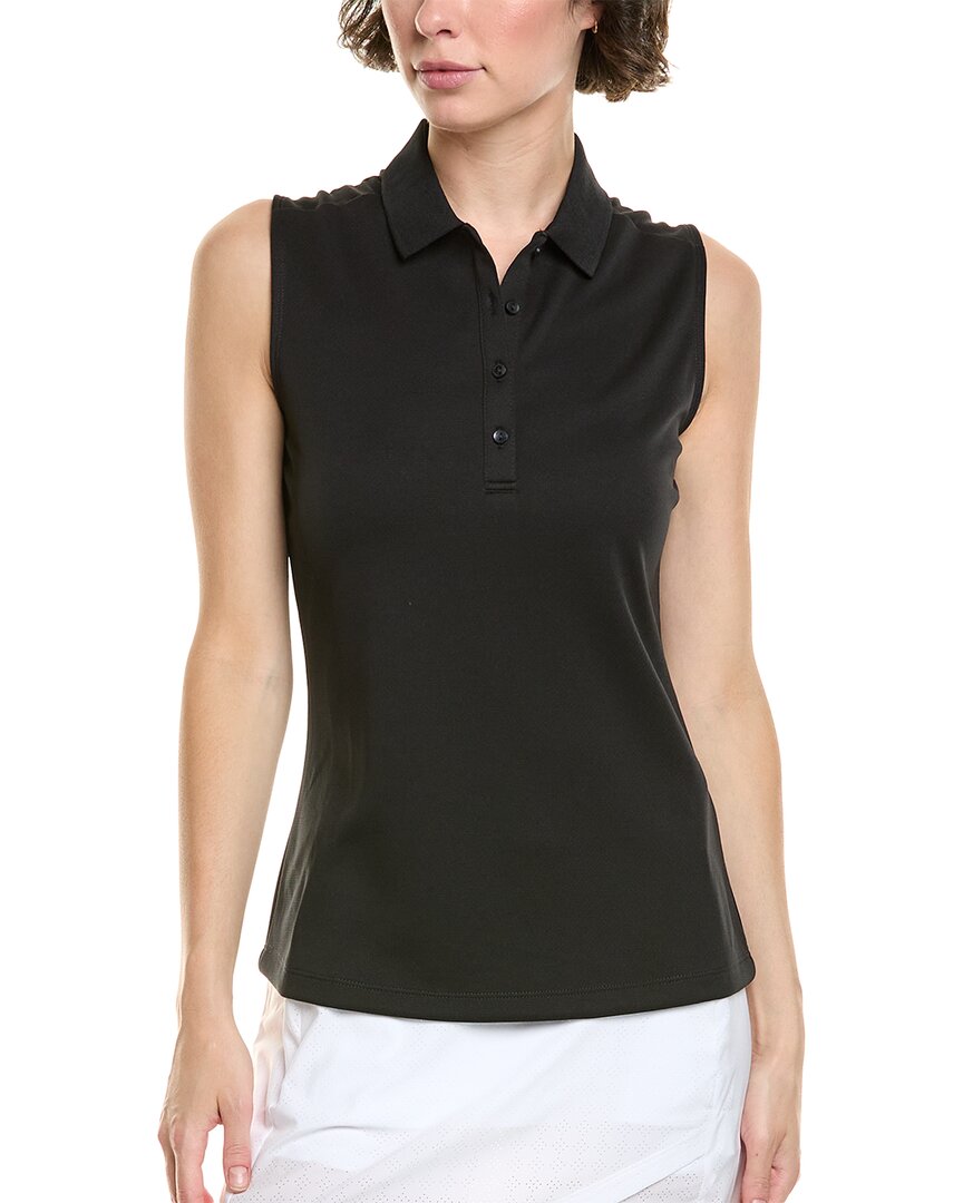 Callaway Twill Knit Polo Shirt Black
