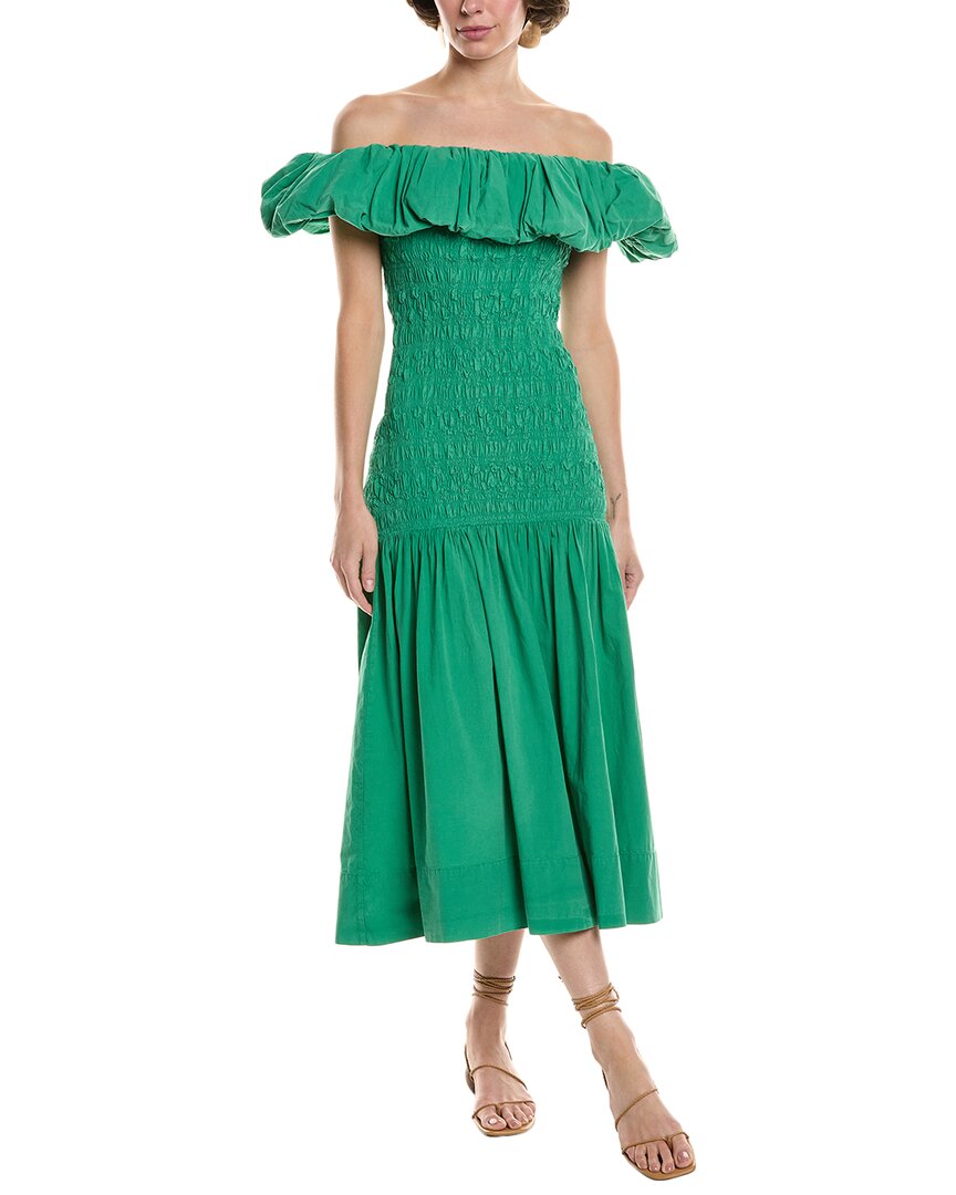 Sea Ny Juni Off-The-Shoulder Midi Dress