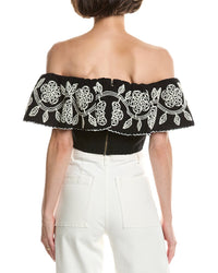 Sea Ny Beck Linen-Blend Top