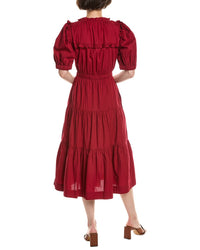 Sea Ny Sibylle Tiered Midi Dress