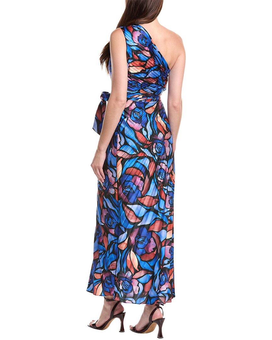 Milly Estelle Satin Plated Midi Dress – Bluefly