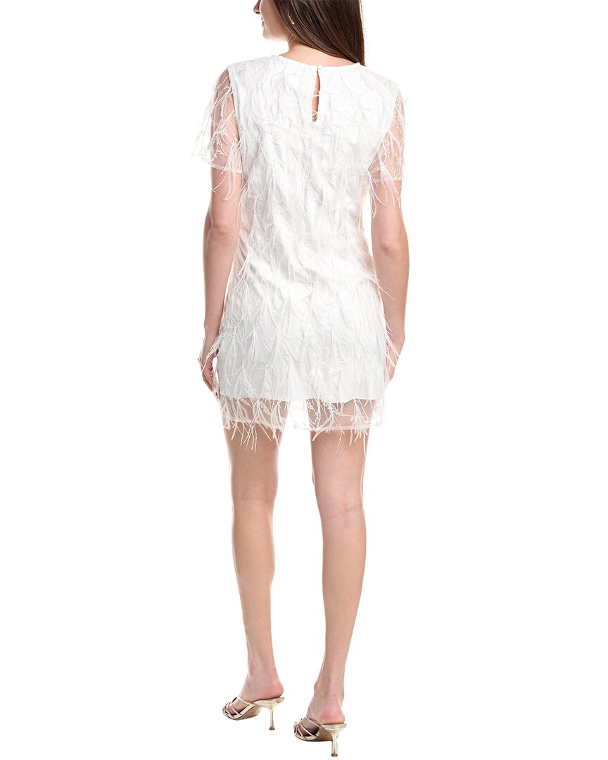 Milly Rana Feather Mini Dress