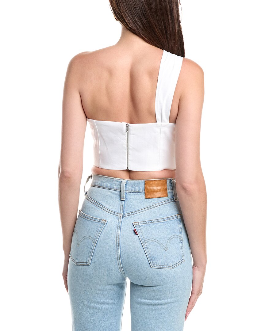 Milly Arantza Linen-Blend Top