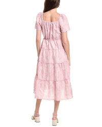 Ganni Cloque Midi Dress