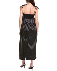 Ganni Satin Midi Dress