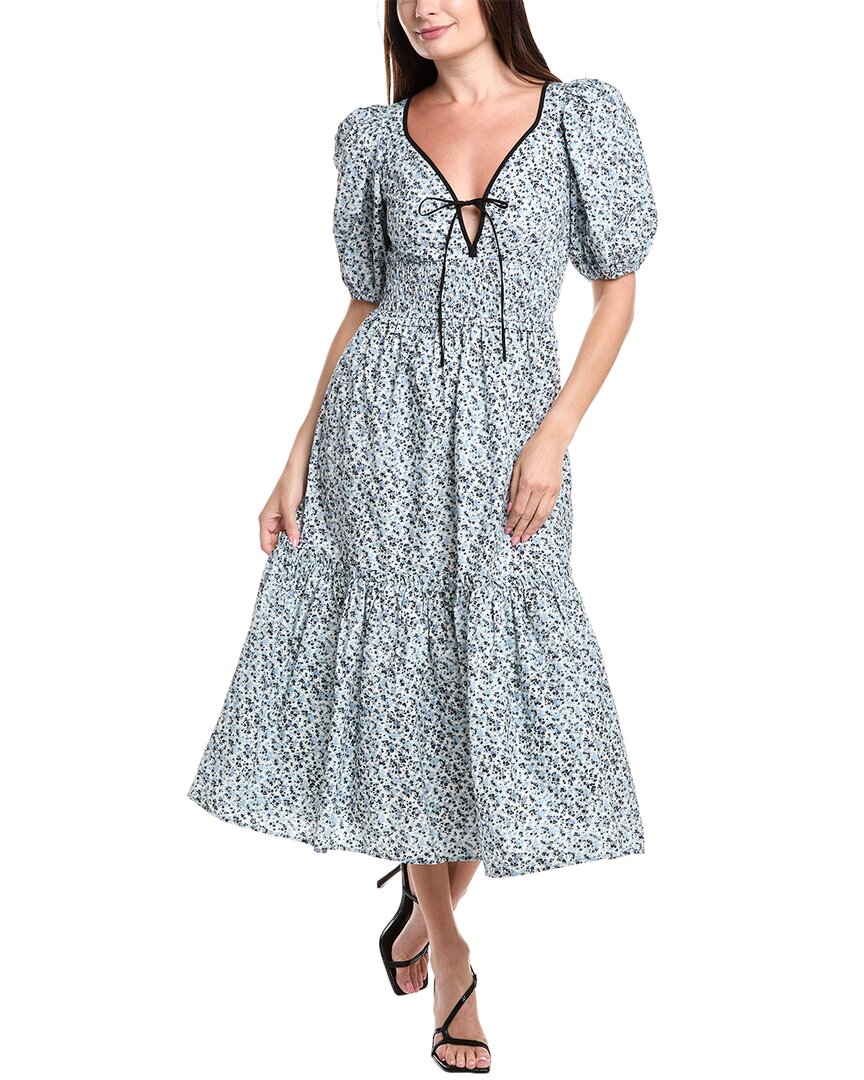Ganni Maxi Dress Blue