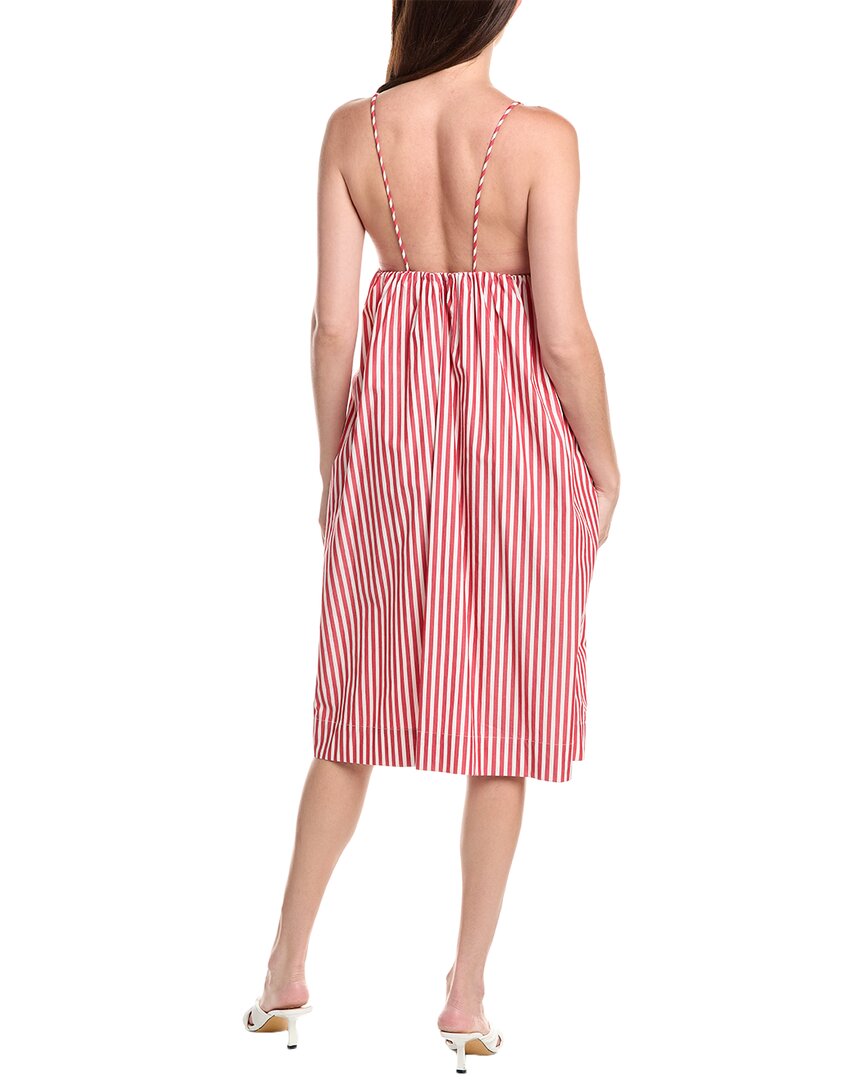 Ganni Stripe Midi Dress