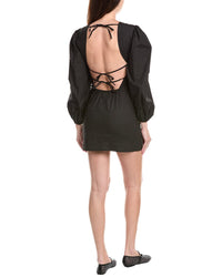Ganni Poplin Midi Dress