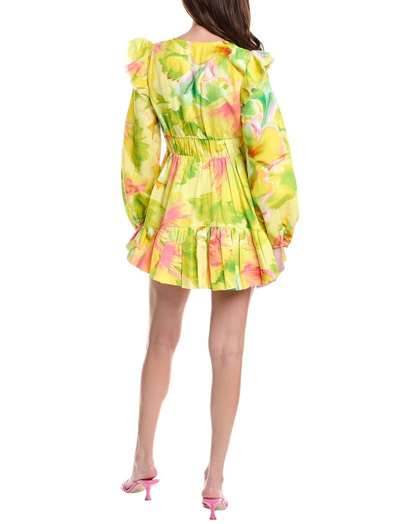 Hemant & Nandita Linen-Blend A-Line Mini Dress