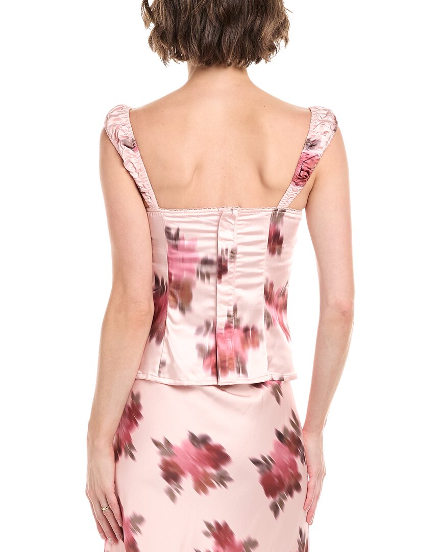 Weworewhat Ruched Cup Corset Top