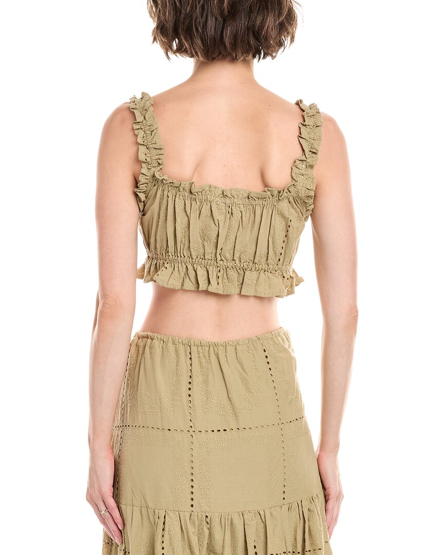 Weworewhat Ruffle Crop Top
