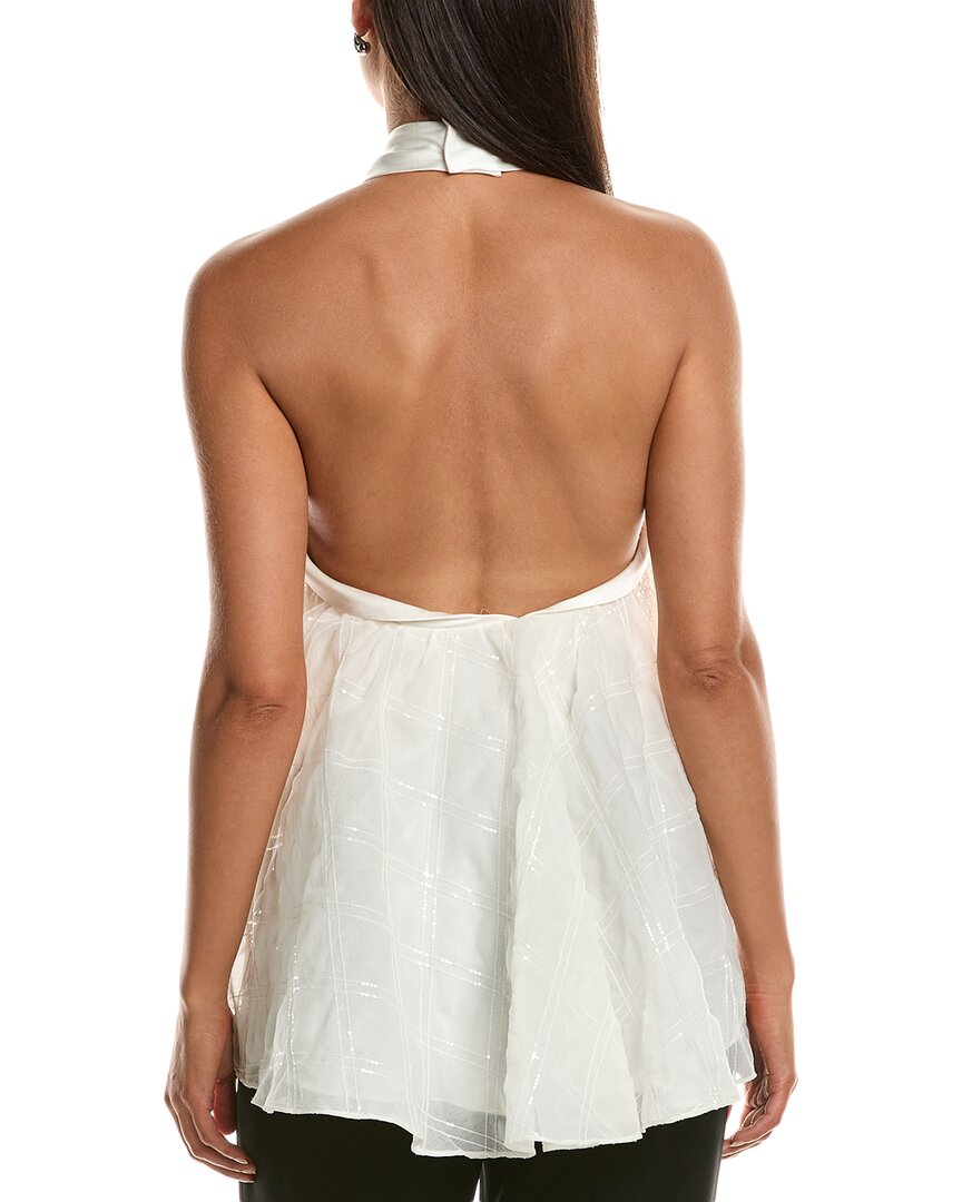 Brunello Cucinelli Silk Capelet Top