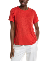 Eileen Fisher Crewneck T-Shirt Regular 00 (XXS) Red