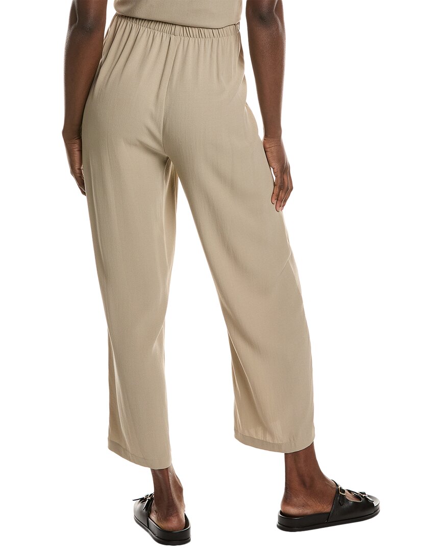 Eileen Fisher Silk Straight Ankle Pant