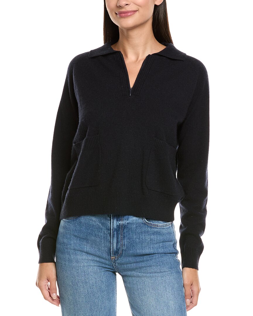 Naadam Wool & Cashmere-Blend 1/4-Zip Pullover