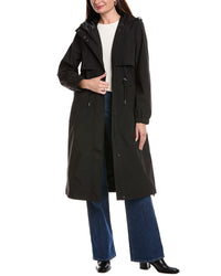 Tahari Amelia Long Raincoat