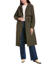 Tahari Amelia Long Raincoat