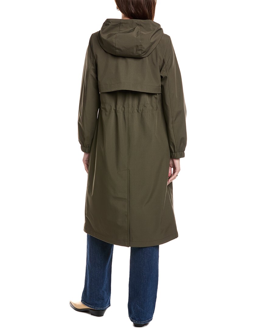 Tahari Amelia Long Raincoat