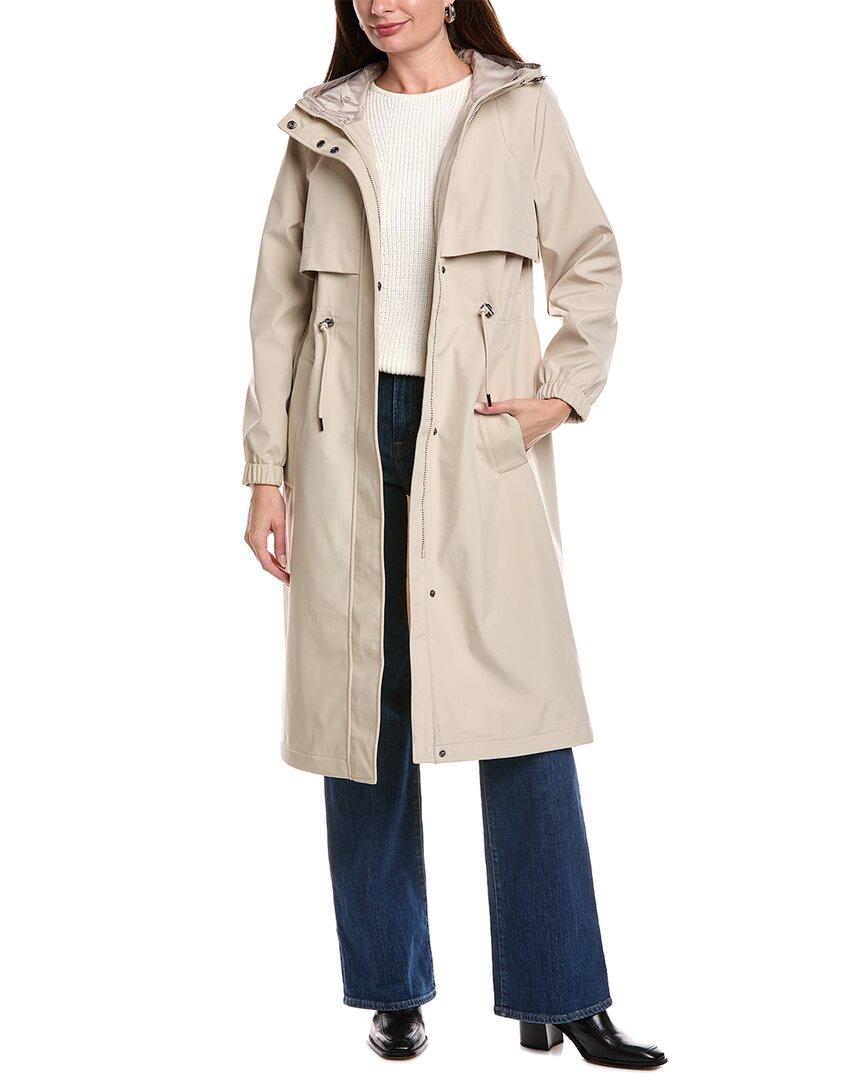 Tahari Amelia Long Raincoat