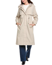 Tahari Amelia Long Raincoat