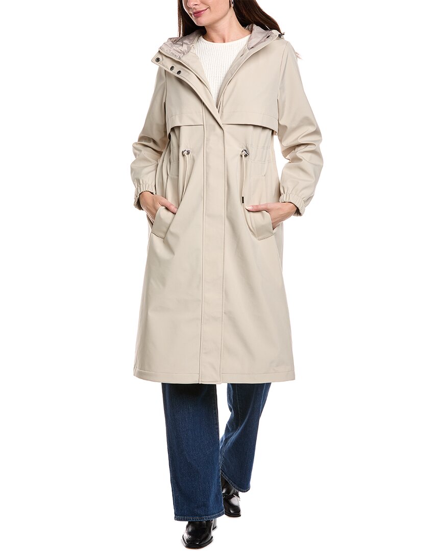 Tahari Amelia Long Raincoat