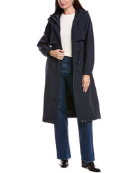 Tahari Amelia Long Raincoat