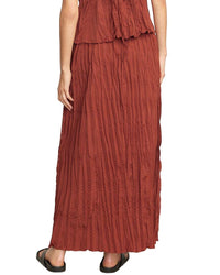 Modern Citizen Ariel Tie-Front Crinkled Skirt