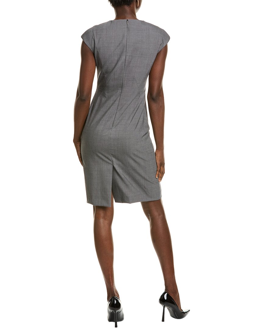 BOSS Dironah Virgin Wool Sheath Dress in Charcoal at Nordstrom, Size 0 BOSS Dironah Virgin Wool Sheath Dress in Charcoal at Nordstrom, Size 0