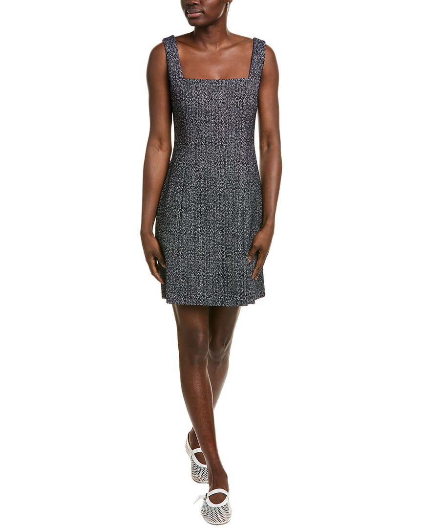 Boss Hugo Boss Destena Tweed Linen-Blend Mini Dress