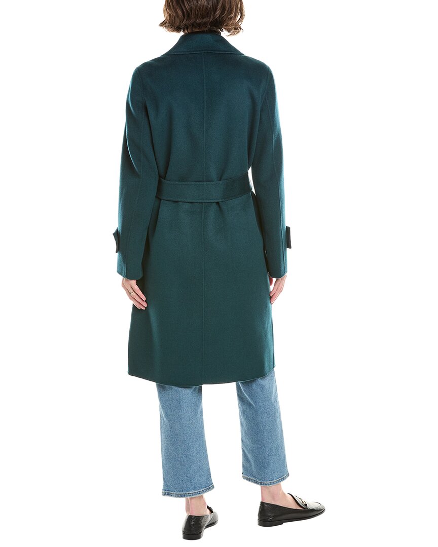 Forte Cashmere Belted Wool & Cashmere-Blend Coat