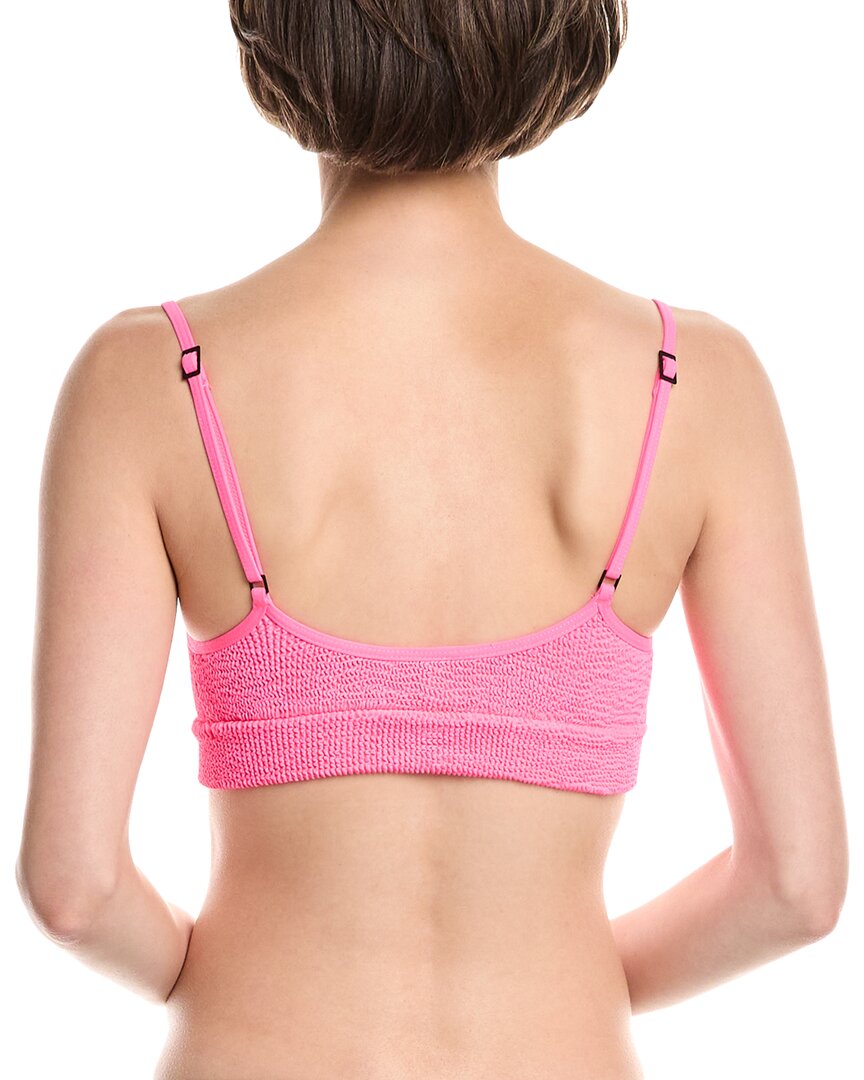 Bond-Eye Swim Strap Saint Crop Bikini Top