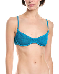 Bond-Eye Swim Gracie Balconette Bikini Top One Size Fits All Blue