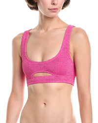 Bond-Eye Swim Sasha Crop Tankini Top One Size Fits All Purple