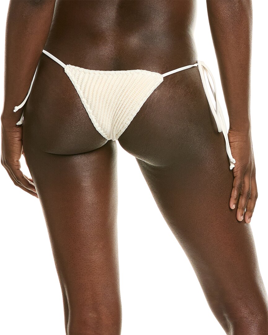 Weworewhat V-Neck Tie Bikini Top