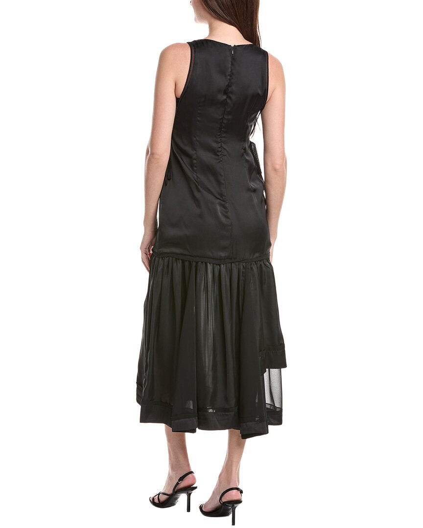 1.State V-Neck Asymmetric Maxi Dress