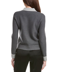 St. John Zip Front Collared Jacket