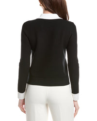 St. John Zip Front Collared Jacket